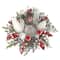 15" Christmas Lighted Forest Candle Holder Arrangement